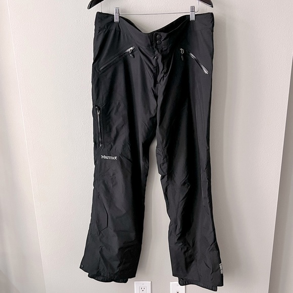 Marmot Women's GORE-TEX Ski Snow Pant in Black size XL - Picture 1 of 8